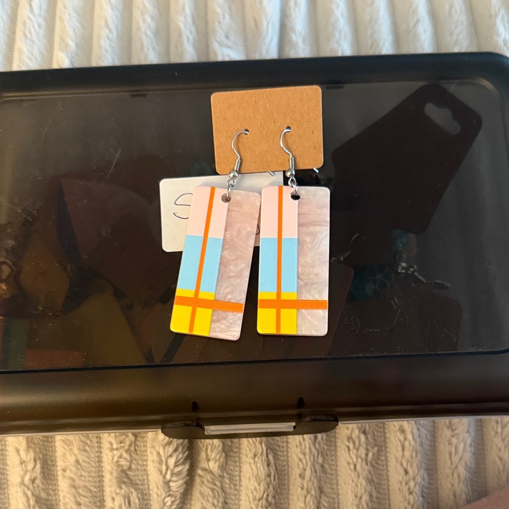Colorful Geometric Earrings